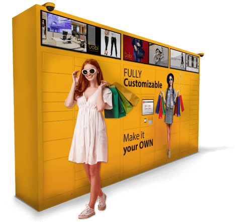 Yellow Retail Locker